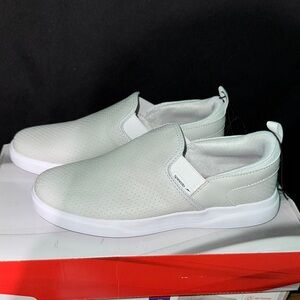 Speedo Women's Perforated White Slip-On Loafers